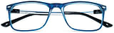 OCCHIALE DA LETTURA PREMONTATO TWINS GOLD DIONISO BLU +1,00