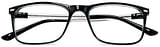 OCCHIALE DA LETTURA PREMONTATO TWINS GOLD DIONISO NERO +3,00