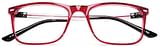 OCCHIALE DA LETTURA PREMONTATO TWINS GOLD DIONISO ROSSO +1,50