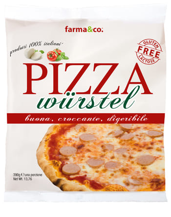FARMA&CO PIZZA AI WURSTEL 390 G