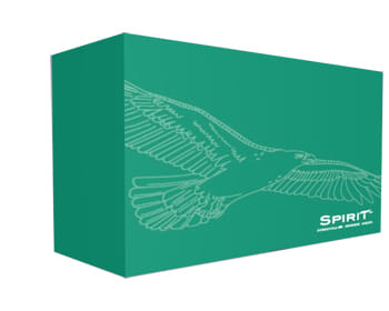 CATETERE ESTERNO UOMO SPIRIT1 IN SILICONE 25MM CON ADESIVO IDROCOLLOIDALE 4,5CM GUAINA 7,6CM 30 PEZZI