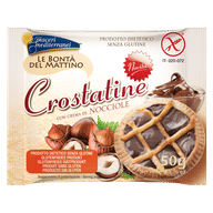 PIACERI MEDITERRANEI CROSTATINA CON CREMA DI NOCCIOLA 4 X 50 G
