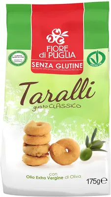 FIORE DI PUGLIA TARALLI GUSTO CLASSICO 175 G FIORE DI PUGLIA TARALLI GUSTO CLASSICO 175 G
