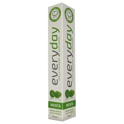 EVERYDAY DENTIFRICIO PROTEZIONE TOTALE MENTA ALITO FRESCO 75 ML EVERYDAY DENTIFRICIO PROTEZIONE TOTALE MENTA ALITO FRESCO 75 ML