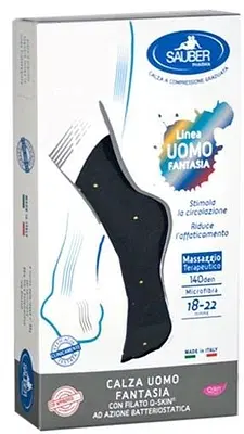 SAUBER CALZA UOMO FANTASIA Q-SKIN 140 DEN BLU POIS GIALLI TAGLIA G SAUBER CALZA UOMO FANTASIA Q-SKIN 140 DEN BLU POIS GIALLI TAGLIA G
