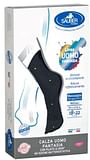 SAUBER CALZA UOMO FANTASIA Q-SKIN 140 DEN BLU POIS GIALLI TAGLIA P
