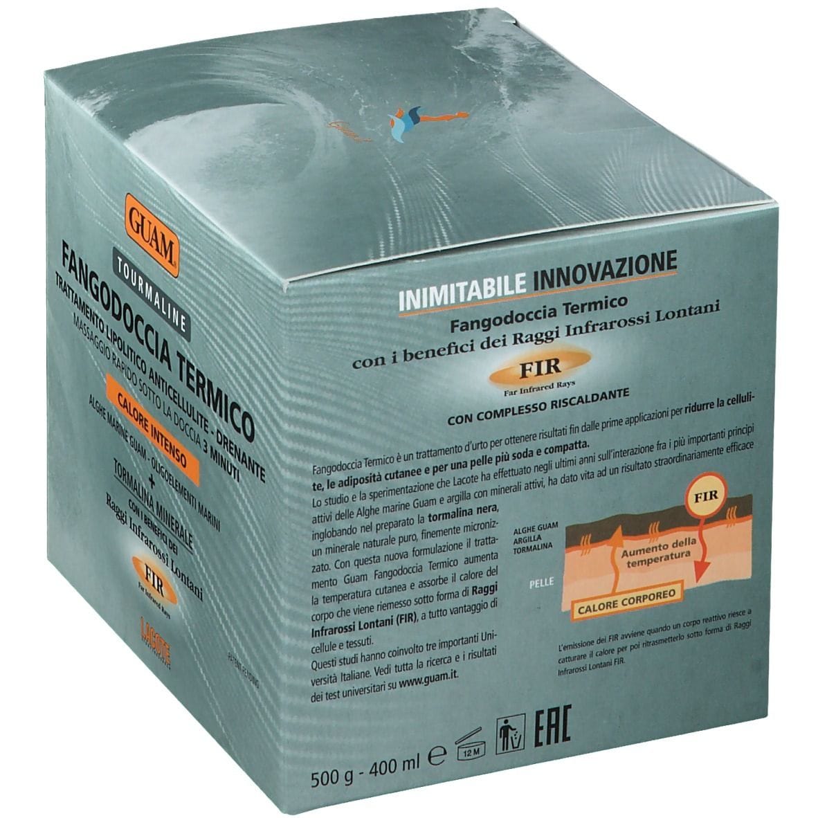 GUAM TOURMALINE FANGODOCCIA TERMICO FIR 500 G