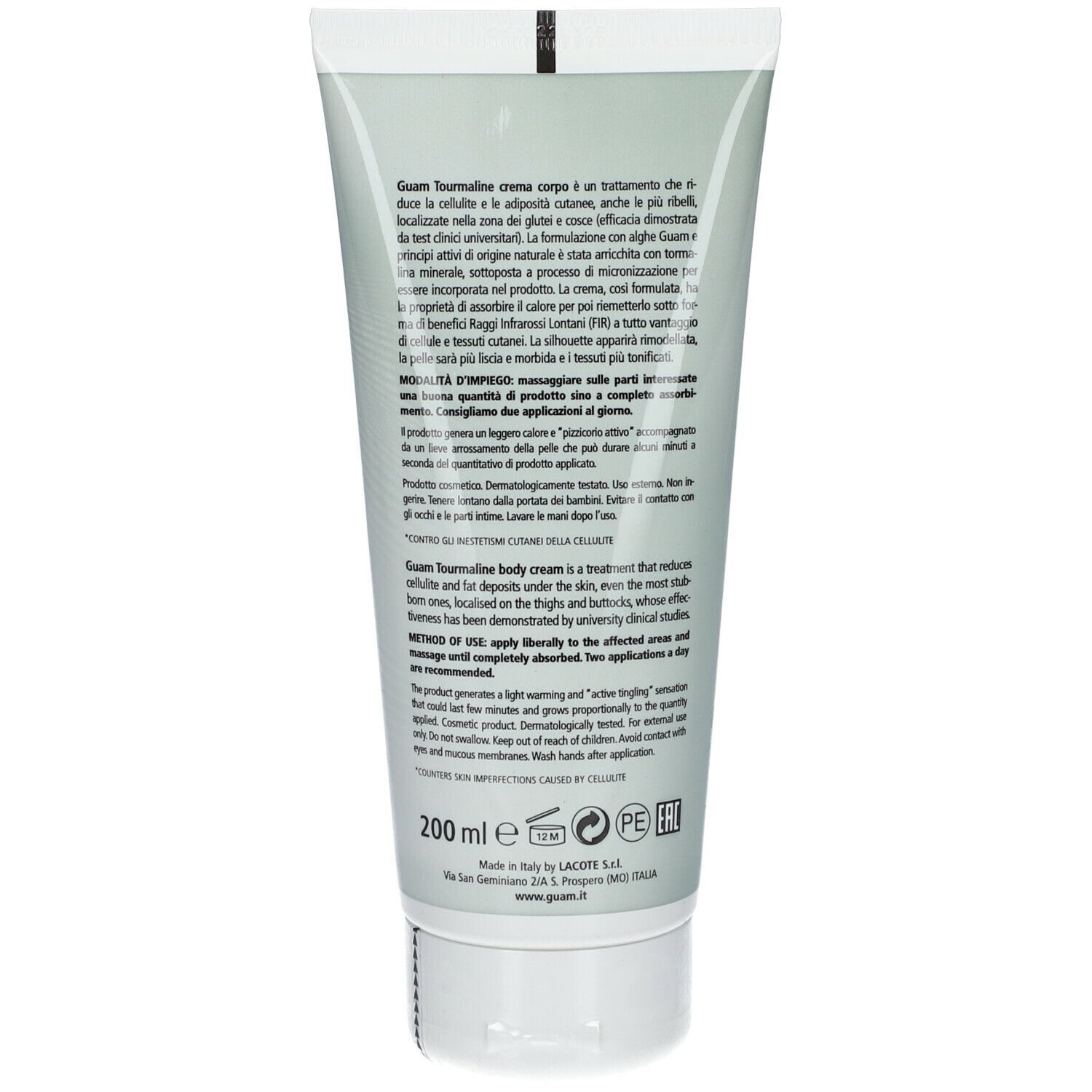 GUAM TOURMALINE CREMA LIPORIDUCENTE FIR 200 ML