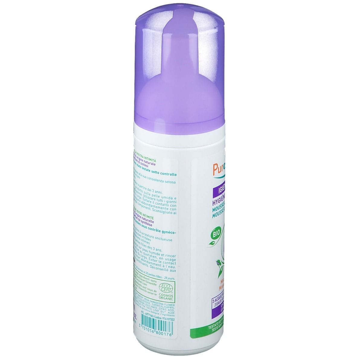 PURESSENTIEL IGIENE INTIMA MOUSSE 150 ML