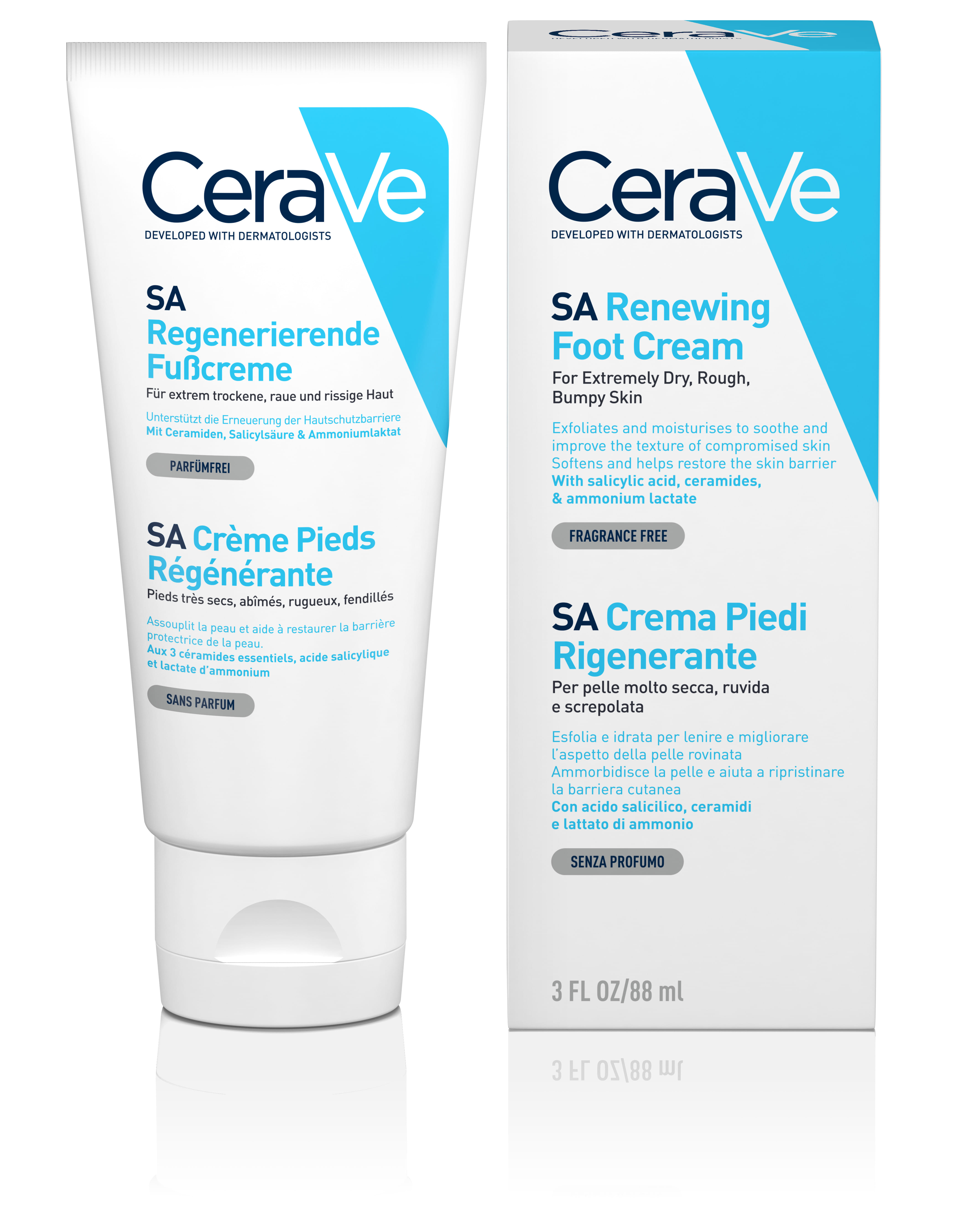 CERAVE CREMA PIEDI RIGENERANTE 88 ML