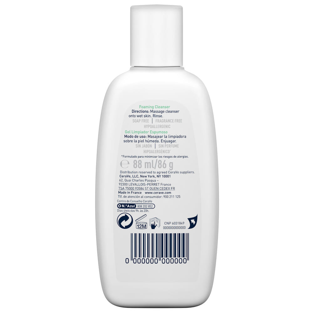 CERAVE SCHIUMA DETERGENTE VISO 88 ML