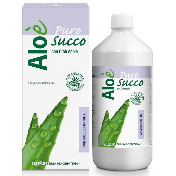 Aloe' Aloe Vera Bio + Mirtillo 1 Litro