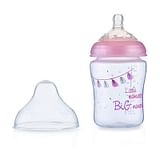 NUBY BIBERON LITTLE MOMENTS BLUE CON TETTARELLA IN SILICONE MEDICALE FLUSSO LENTO