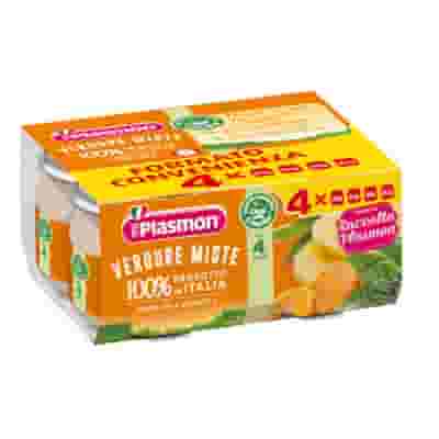 PLASMON OMOGENEIZZATO VERDURE MIX 4 X 80 G