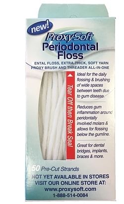 Proxy Soft Periodontal Floss Filo Interdentale 50 Pezzi