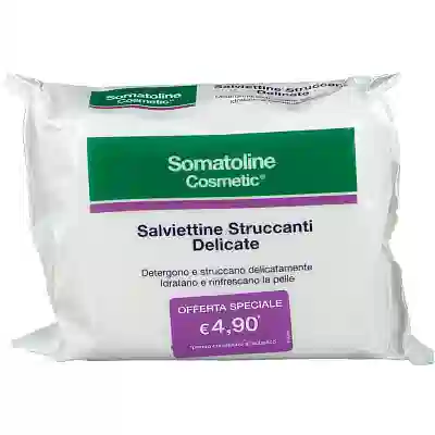 SOMATOLINE COSMETIC VISO SALVIETTE STRUCCANTI OFFERTA SPECIALE 20 PEZZI
