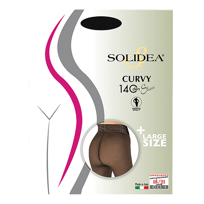 CURVY 140 SHEER COLLANT CAMEL 4L-XL