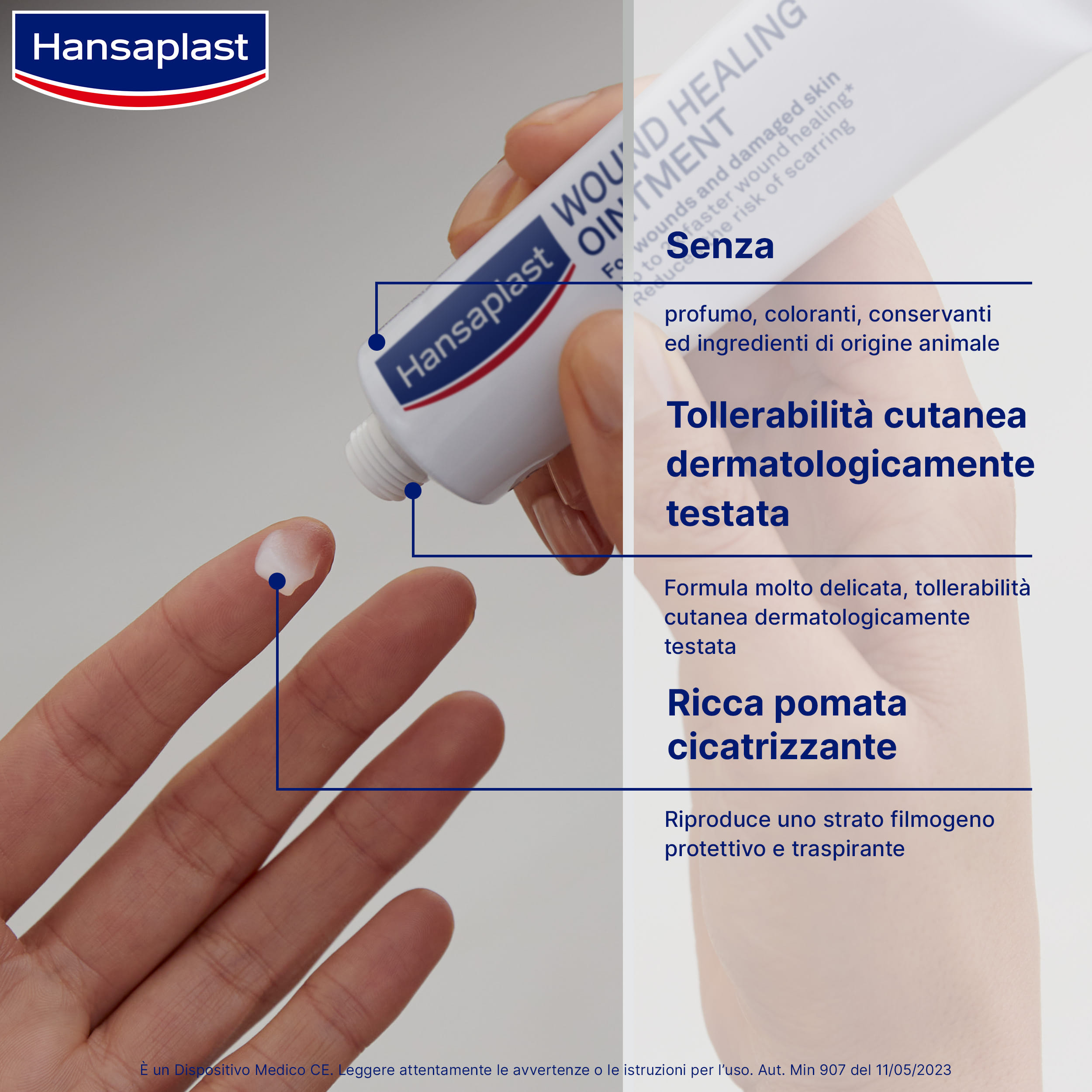 POMATA CICATRIZZANTE PER FERITE HANSAPLAST 20 G