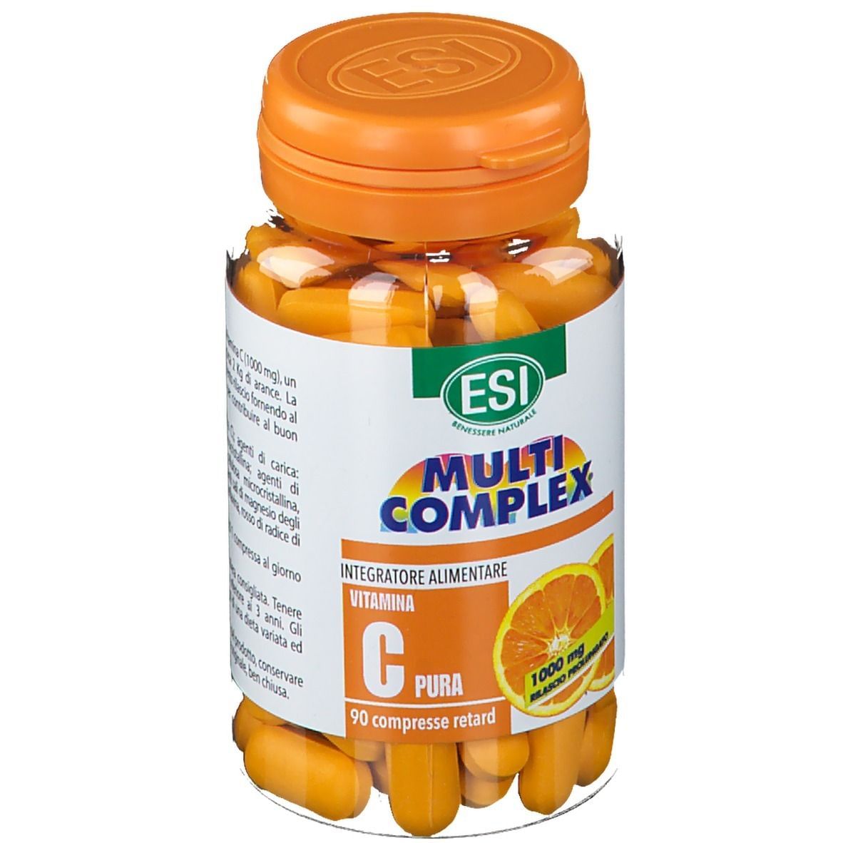 ESI MULTICOMPLEX VITAMINA C PURA 1000 MG RETARD 90 COMPRESSE