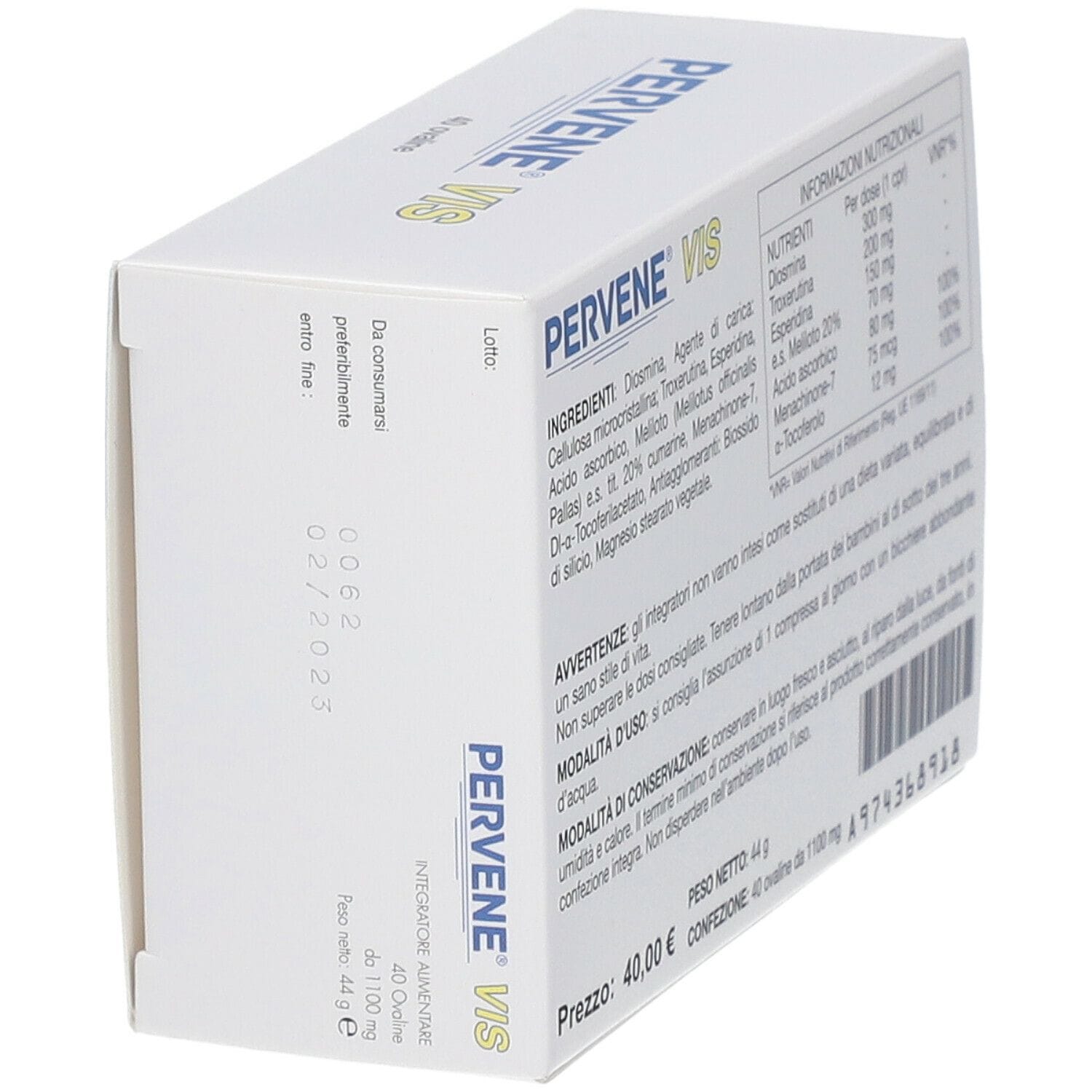 PERVENE VIS 40 OVALINE