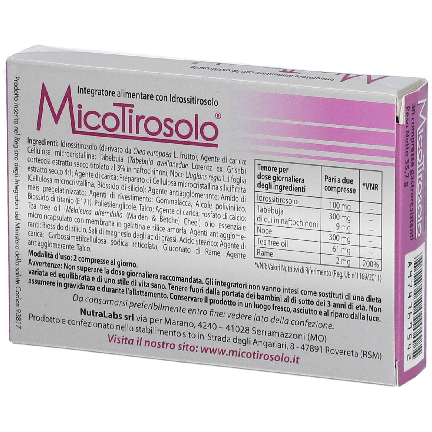 MICOTIROSOLO 30 COMPRESSE