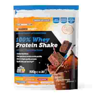 100% WHEY PROTEIN SHAKE CHOCO BROWNIE 900 G