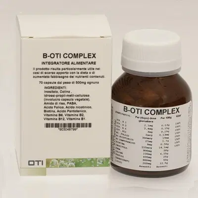 B OTI COMPLEX NUOVA FORMULAZIONE 60CAPSULE B OTI COMPLEX NUOVA FORMULAZIONE 60CAPSULE