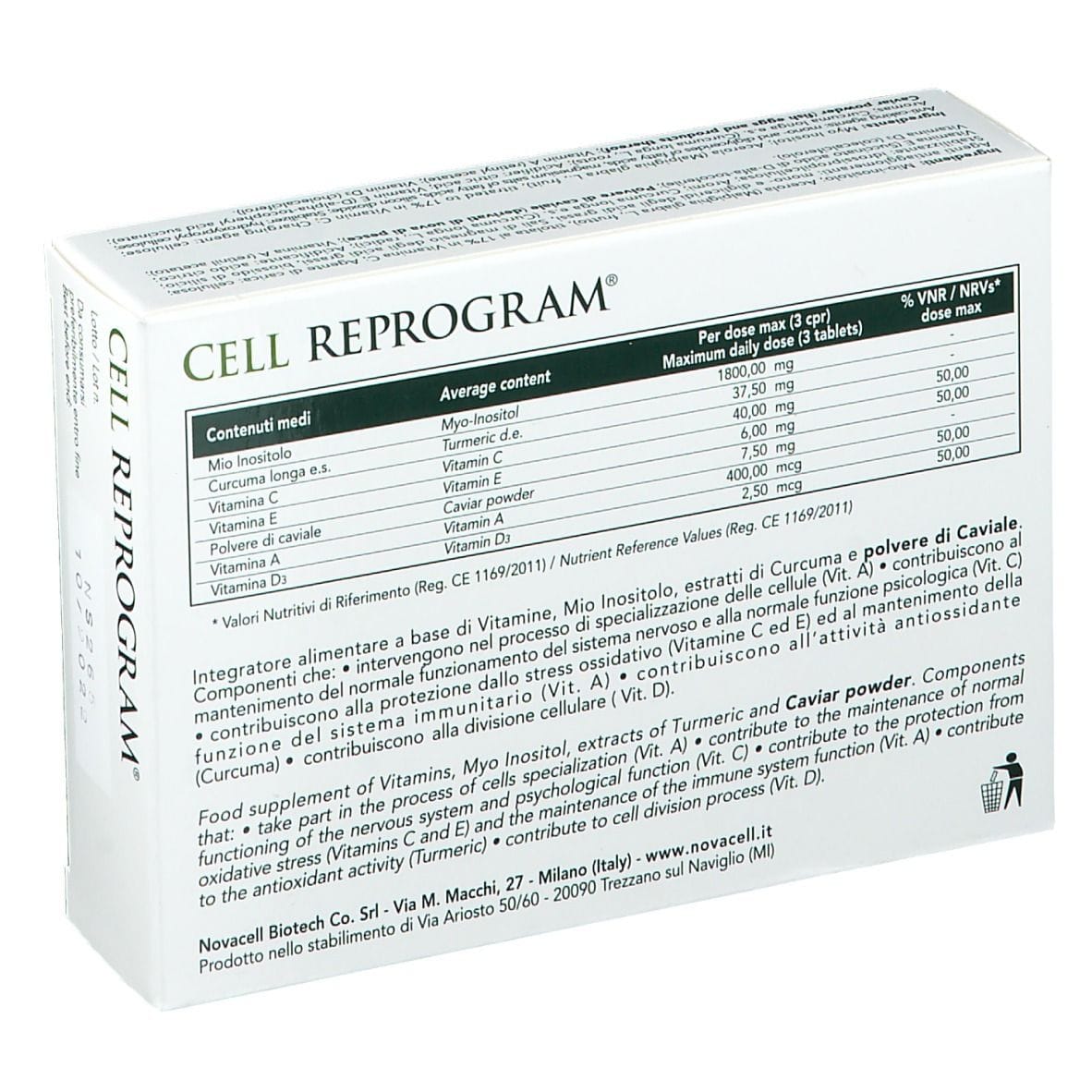 CELL REPROGRAM 30 COMPRESSE
