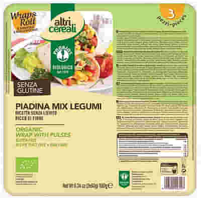 ALTRICEREALI PIADINA MIX LEGUMI 3 X 60 G