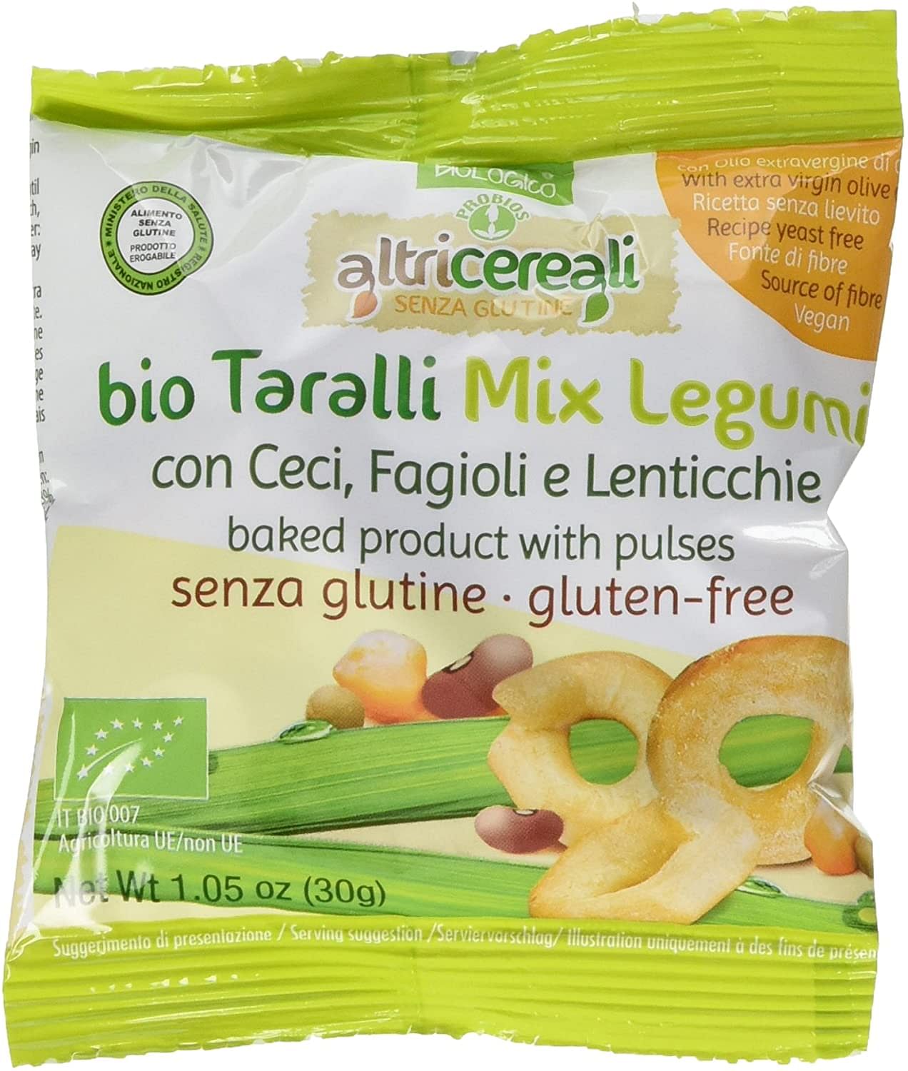 Altricereali Taralli Mix Legumi 30 G