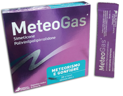 ANTIMETEORICO METEOGAS POLVERE 20 STICK OROSOLUBILI