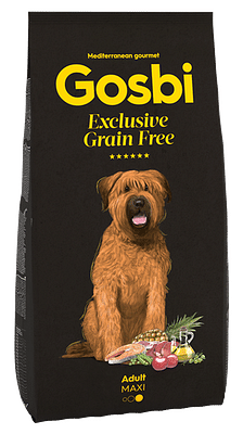 GOSBI EXCLUSIVE GRAIN FREE ADULT MAXI 3 KG