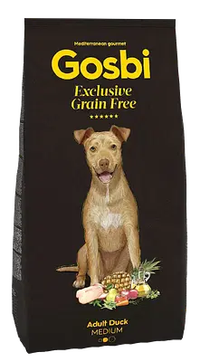 GOSBI EXCLUSIVE GRAIN FREE ADULT MEDIUM DUCK 3 KG GOSBI EXCLUSIVE GRAIN FREE ADULT MEDIUM DUCK 3 KG