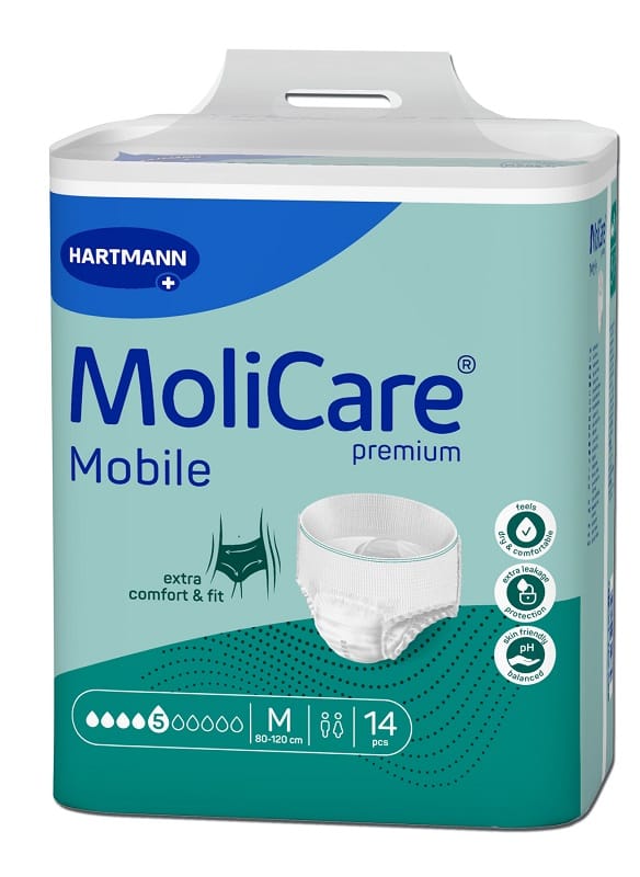 Pannolino Pull Up Light Molicare Mobile 5 Gocce M 14 Pezzi Con Iva Al 22%