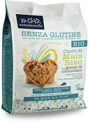 CUORI DI MAIS E RISO GOCCE SENZA GLUTINE 200 G CUORI DI MAIS E RISO GOCCE SENZA GLUTINE 200 G