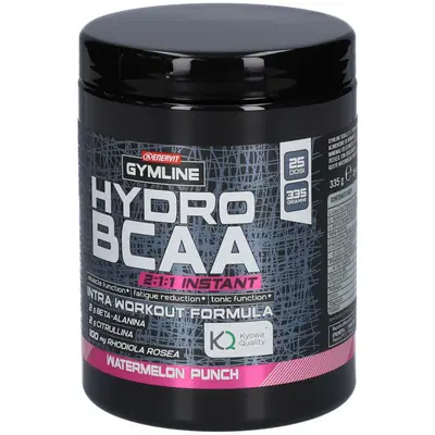 GYMLINE MUSCLE HYDRO BCAA INSTANT WATERMELON POLVERE 335 G GYMLINE MUSCLE HYDRO BCAA INSTANT WATERMELON POLVERE 335 G