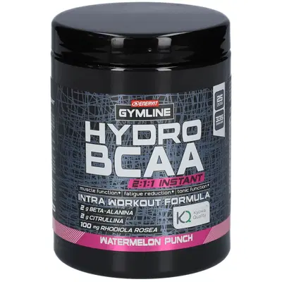 GYMLINE MUSCLE HYDRO BCAA INSTANT WATERMELON POLVERE 335 G GYMLINE MUSCLE HYDRO BCAA INSTANT WATERMELON POLVERE 335 G
