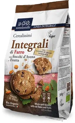 CEREALISSIMI FARRO INTEGRATE CON AVENA E FRUTTA 300 G CEREALISSIMI FARRO INTEGRATE CON AVENA E FRUTTA 300 G
