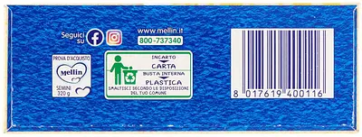 MELLIN SEMINI 320 G MELLIN SEMINI 320 G