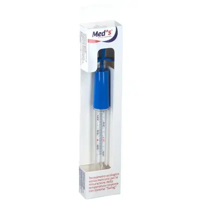 TERMOMETRO CLINICO ECO SENZA MERCURIO ASTUCCIO 1 PEZZO MEDS TERMOMETRO CLINICO ECO SENZA MERCURIO ASTUCCIO 1 PEZZO MEDS