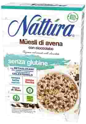 NATTURA MUESLI DI AVENA CON CIOCCOLATO BIO 300 G