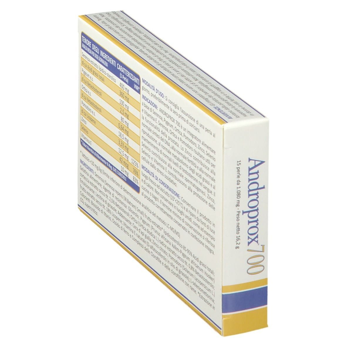 ANDROPROX 700 15 PERLE SOFTGEL