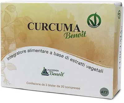 CURCUMA BENOIT 60 COMPRESSE DA 500 MG CURCUMA BENOIT 60 COMPRESSE DA 500 MG