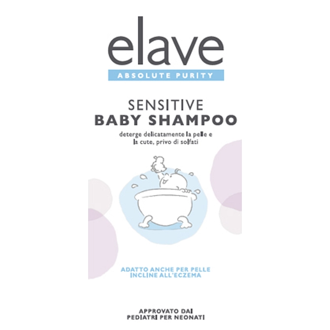 Elave Baby Shampoo Delicato Senza Solfati 400 Ml