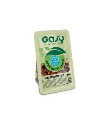 OASY SNACK DOG SEMIUMIDO PESCE 100 G OASY SNACK DOG SEMIUMIDO PESCE 100 G