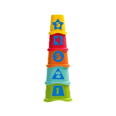 CHICCO GIOCO 2 IN 1 TAZZE IMPILABILI CHICCO GIOCO 2 IN 1 TAZZE IMPILABILI