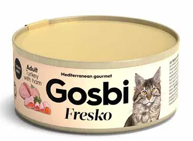 GOSBI FRESKO CAT ADULT TURKEY & HAM 70 G GOSBI FRESKO CAT ADULT TURKEY & HAM 70 G