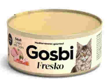 GOSBI FRESKO CAT ADULT TURKEY & HAM 70 G
