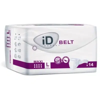 PANNOLONE PER INCONTINENZA ID BELT MAXI TAGLIA LARGE N3 14 PEZZI PANNOLONE PER INCONTINENZA ID BELT MAXI TAGLIA LARGE N3 14 PEZZI