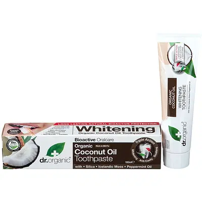DR ORGANIC COCONUT OIL COCCO TOOTHPASTE DENTIFRICIO 100 ML DR ORGANIC COCONUT OIL COCCO TOOTHPASTE DENTIFRICIO 100 ML